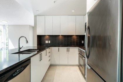 Kitchen Island Photo of 606 2978 Glen Drive, Coquitlam, BC