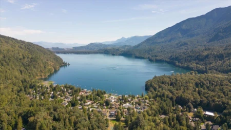 Aerial View of 64 1436 Frost Road, Columbia Valley, BC