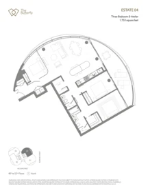 Aerial View of 4604 1033 Nelson Street, Vancouver, BC