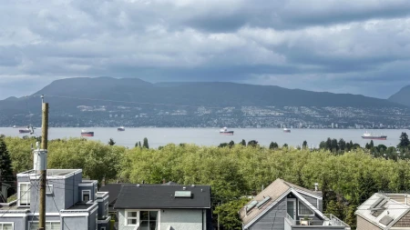 Aerial View of 3941 W 11th Avenue, Vancouver, BC