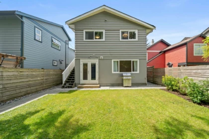 Backyard Photo of 3444 Church Street, North Vancouver, BC
