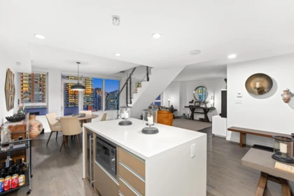 Kitchen Island Photo of 1803 1009 Harwood Street, Vancouver, BC