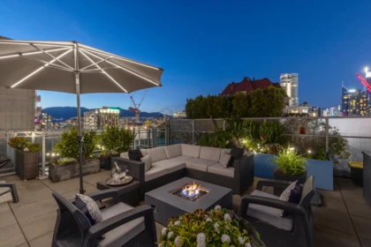 Outdoor Deck Photo of 1803 1009 Harwood Street, Vancouver, BC