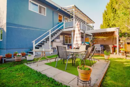 Aerial View of 7270 16th Avenue, Burnaby, BC