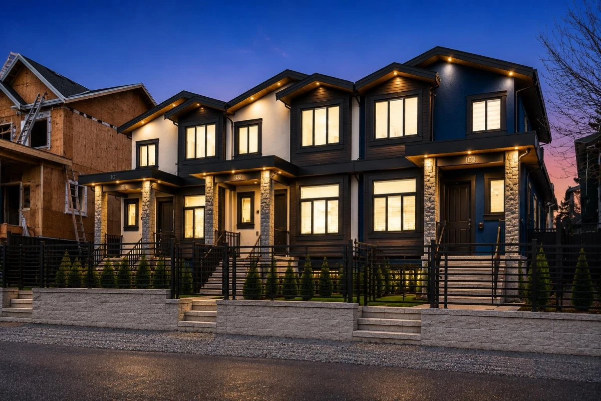 Exterior Rear Photo of 102 1149 Dansey Avenue, Coquitlam, BC