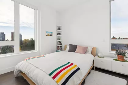 Bedroom 3 Photo of 603 7777 Cambie Street, Vancouver, BC