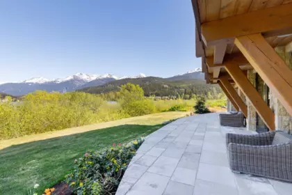 Aerial View of 8441 Golden Bear Place, Whistler, BC