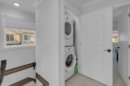 Laundry Room Photo of 113 13898 64 Avenue, Surrey, BC