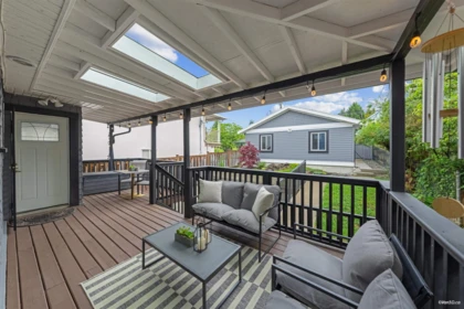 Aerial View of 3740 Lanark Street, Vancouver, BC