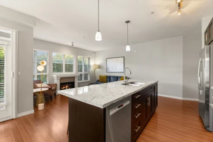 Kitchen Island Photo of 101 23215 Billy Brown Road, Langley, BC