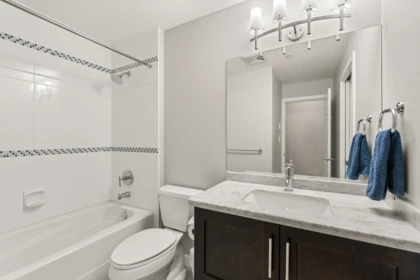Powder Room Photo of 101 23215 Billy Brown Road, Langley, BC