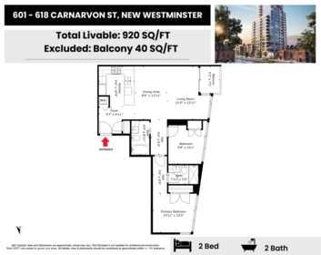 Outdoor Patio Photo of 601 618 Carnarvon Street, New Westminster, BC