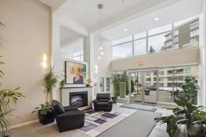 Aerial View of 904 9288 University Crescent, Burnaby, BC
