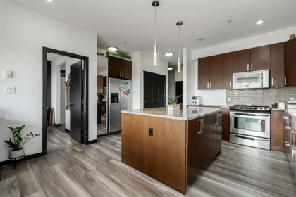 Kitchen Island Photo of 306 288 Hampton Street, New Westminster, BC