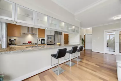 Kitchen Island Photo of 509 6333 Larkin Drive, Vancouver, BC