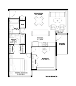 Backyard Photo of 1001 7555 Alderbridge Way, Richmond, BC