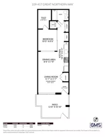 Loft / Bonus Room Photo of 109 417 Great Northern Way, Vancouver, BC