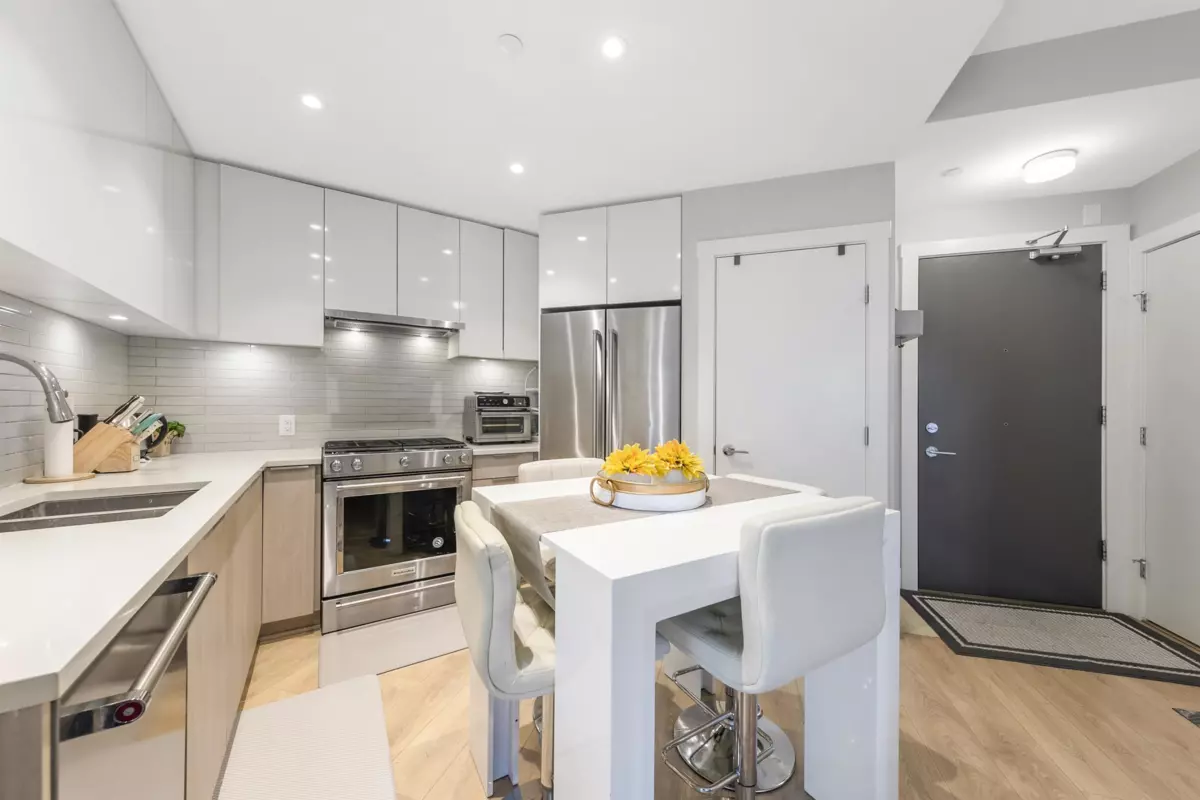 Family Room Photo of 413 3588 Sawmill Crescent, Vancouver, BC