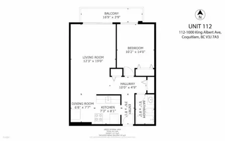 Hallway Photo of 112 1000 King Albert Avenue, Coquitlam, BC