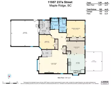 Aerial View of 11957 237a Street, Maple Ridge, BC