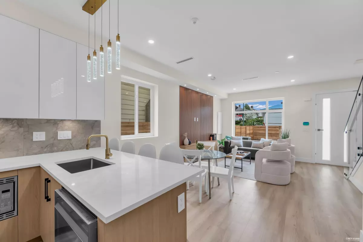 Living Room Photo of 3 5779 Clarendon Street, Vancouver, BC