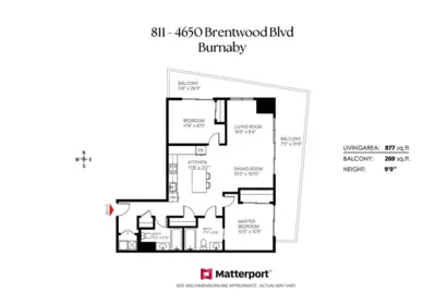 Kitchen Photo of 811 4650 Brentwood Boulevard, Burnaby, BC