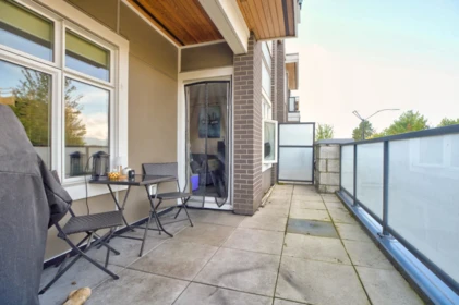 Outdoor Deck Photo of 202 4710 Hastings Street, Burnaby, BC