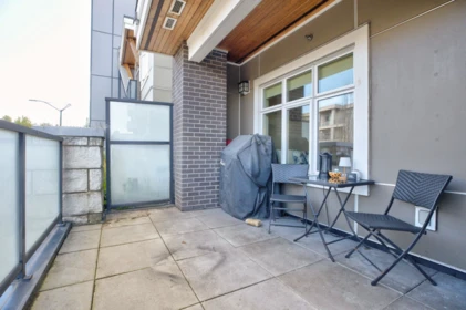Outdoor Patio Photo of 202 4710 Hastings Street, Burnaby, BC