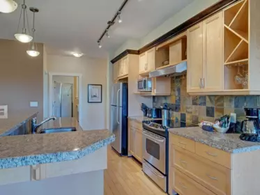 Kitchen Island Photo of 11D 12849 Lagoon Road, Madeira Park, BC