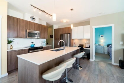 Kitchen Island Photo of 215 617 Smith Avenue, Coquitlam, BC