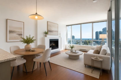 Dining Area Photo of 2107 4808 Hazel Street, Burnaby, BC