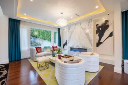 Living Room Photo of 5111 Harbour View Road, Burnaby, BC
