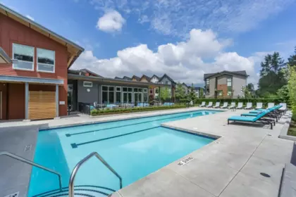 Backyard Photo of 211 550 Seaborne Place, Port Coquitlam, BC