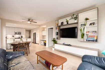 Living Room Photo of 211 550 Seaborne Place, Port Coquitlam, BC