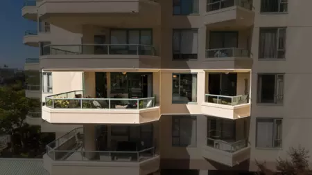 Aerial View of 4B 328 Taylor Way, West Vancouver, BC