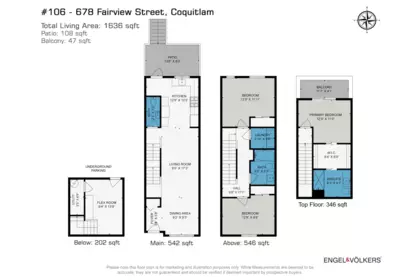 106 678 Fairview Street, Coquitlam, BC, Coquitlam — Townhouse for sale
