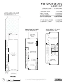 Aerial View of 85 12778 66th Avenue, Surrey, BC