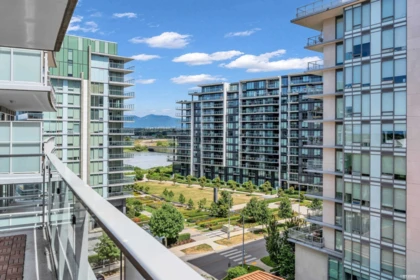 Aerial View of 709 6622 Pearson Way, Richmond, BC