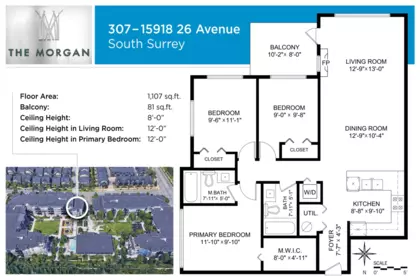 Exterior Rear Photo of 307 15918 26 Avenue, Surrey, BC