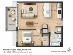 701 9019 Cook Road, Richmond, BC