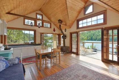 Aerial View of DL 6692 West Lake, Nelson Island, BC