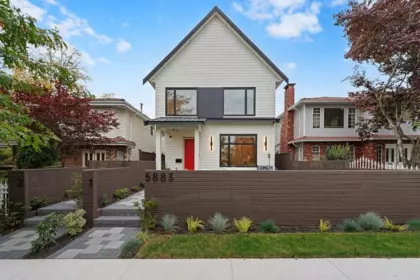 Exterior Rear Photo of 1 5883 Sophia Street, Vancouver, BC