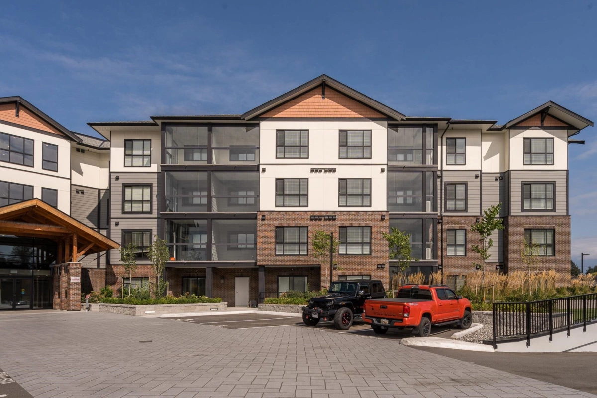 Exterior Rear Photo of 202 8497 Young Road, Chilliwack, BC