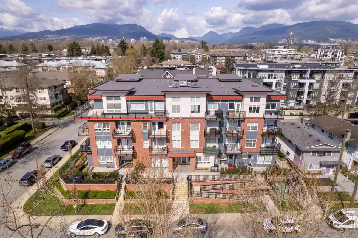 Exterior Rear Photo of 204 2389 Hawthorne Avenue, Port Coquitlam, BC
