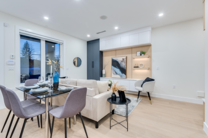 Living Room Photo of 1 5459 Rhodes Street, Vancouver, BC