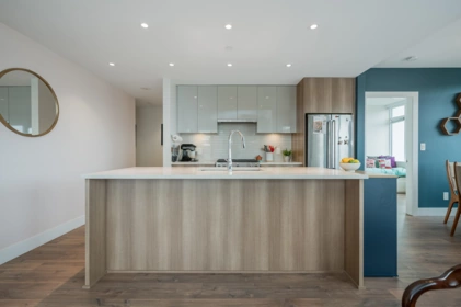 Kitchen Island Photo of 1804 258 Nelson's Court, New Westminster, BC