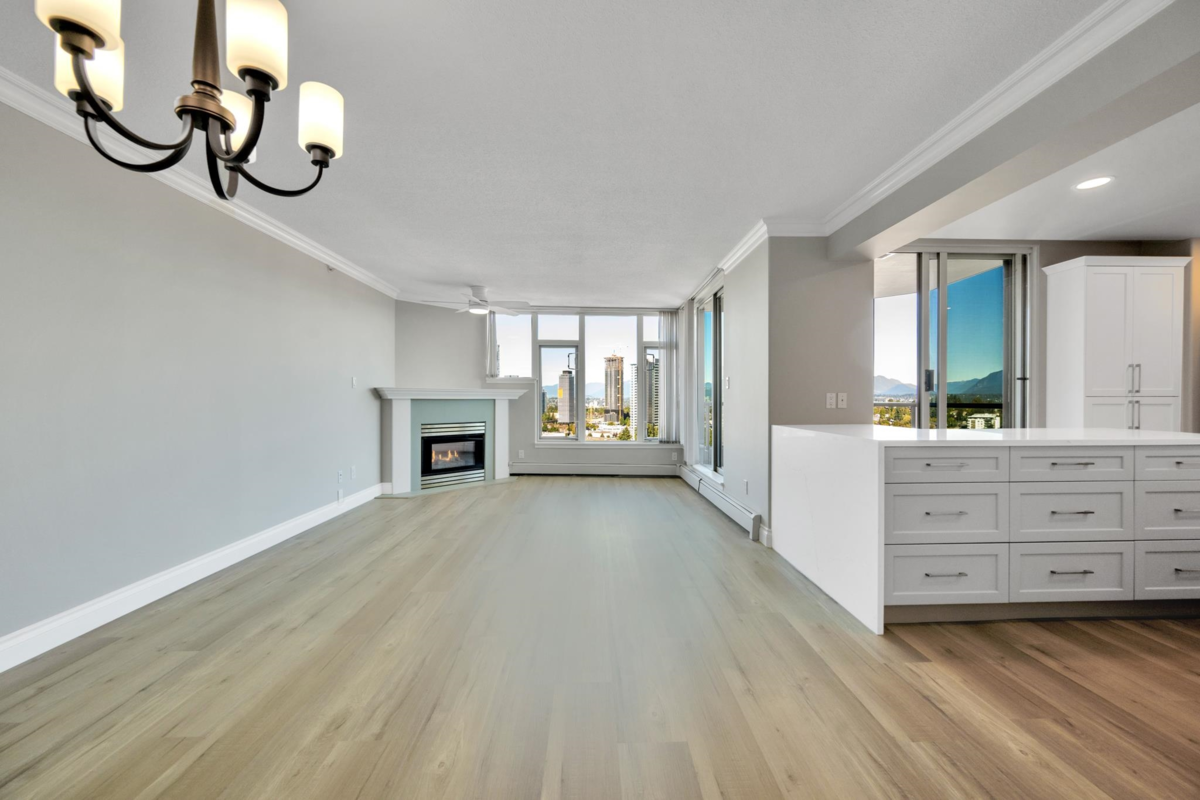 Living Room Photo of 1702 13880 101 Avenue, Surrey, BC