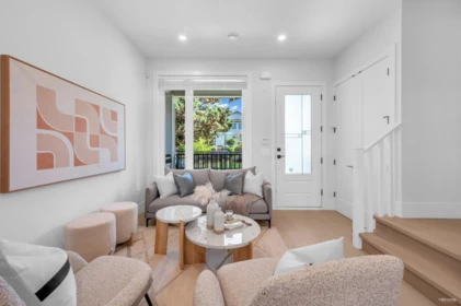 Living Room Photo of 3417 Seaforth Drive, Vancouver, BC
