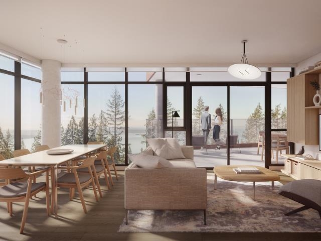 Living Room Photo of 505 3963 Uplands Way, West Vancouver, BC