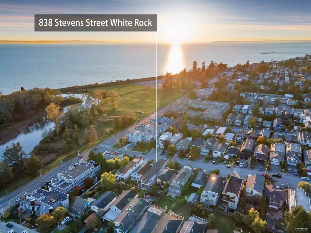 Exterior Rear Photo of 838 Stevens Street, White Rock, BC
